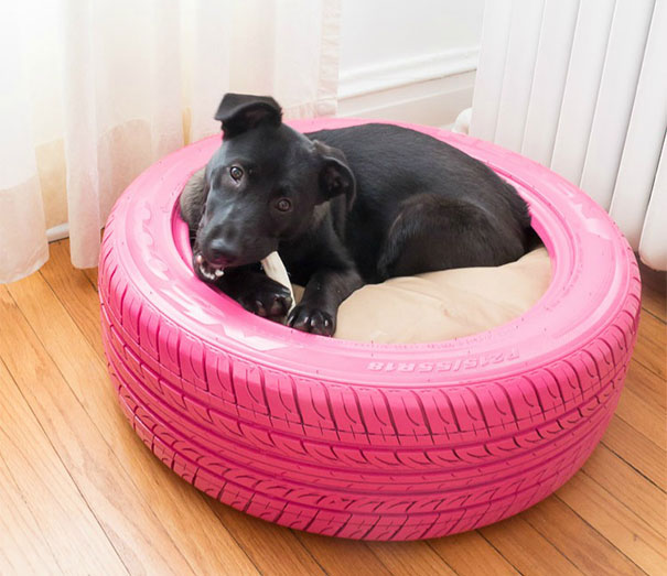 Tire Dog Bed