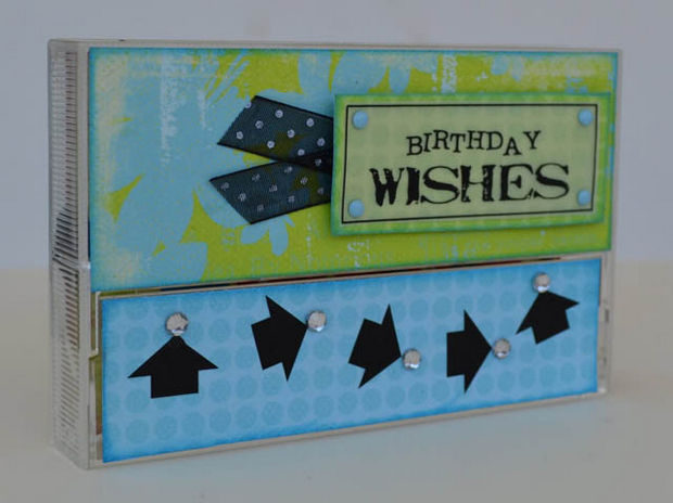 18 Upcycling Ideas - Transform old cassette cases into imaginative gift card boxes.