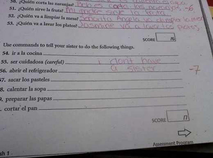 19 Clever Kids - Ouch, he lost 7 points for that one.