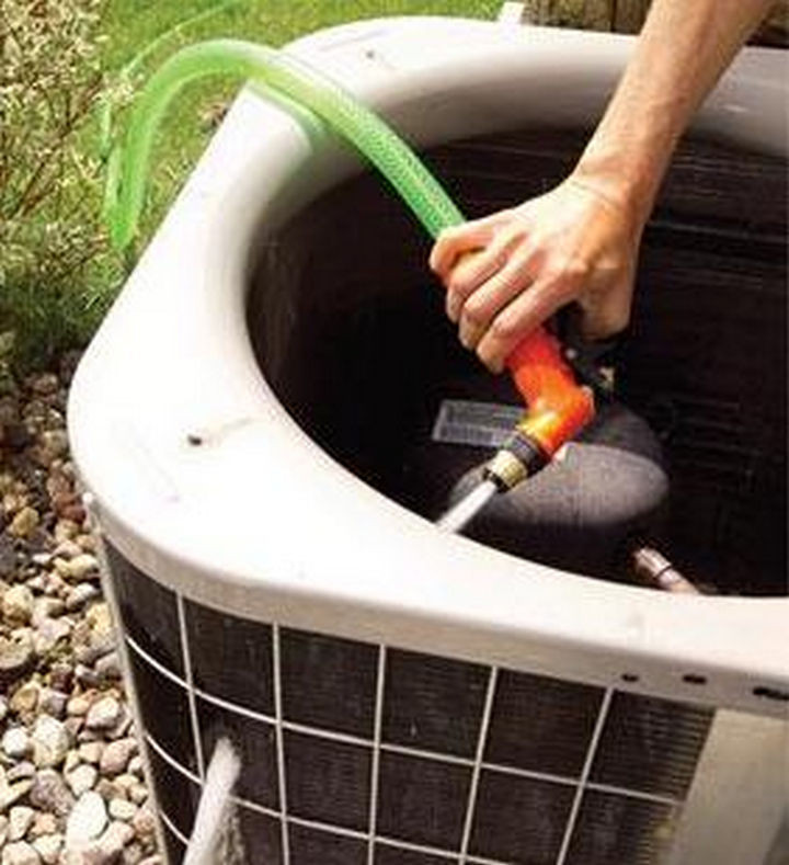 35 House Cleaning Tips - Clean the air conditioner.