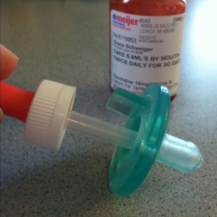 24 Life Hacks for Kids - Administer medicine thru an open pacifier to make it less stressful for your child.