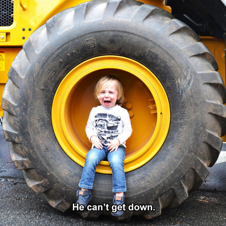 37 Photos of Kids Losing It - He can