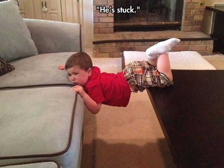 37 Photos of Kids Losing It - He
