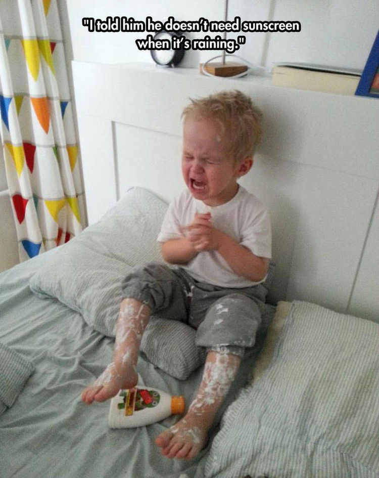 37 Photos of Kids Losing It - I told him he doesn