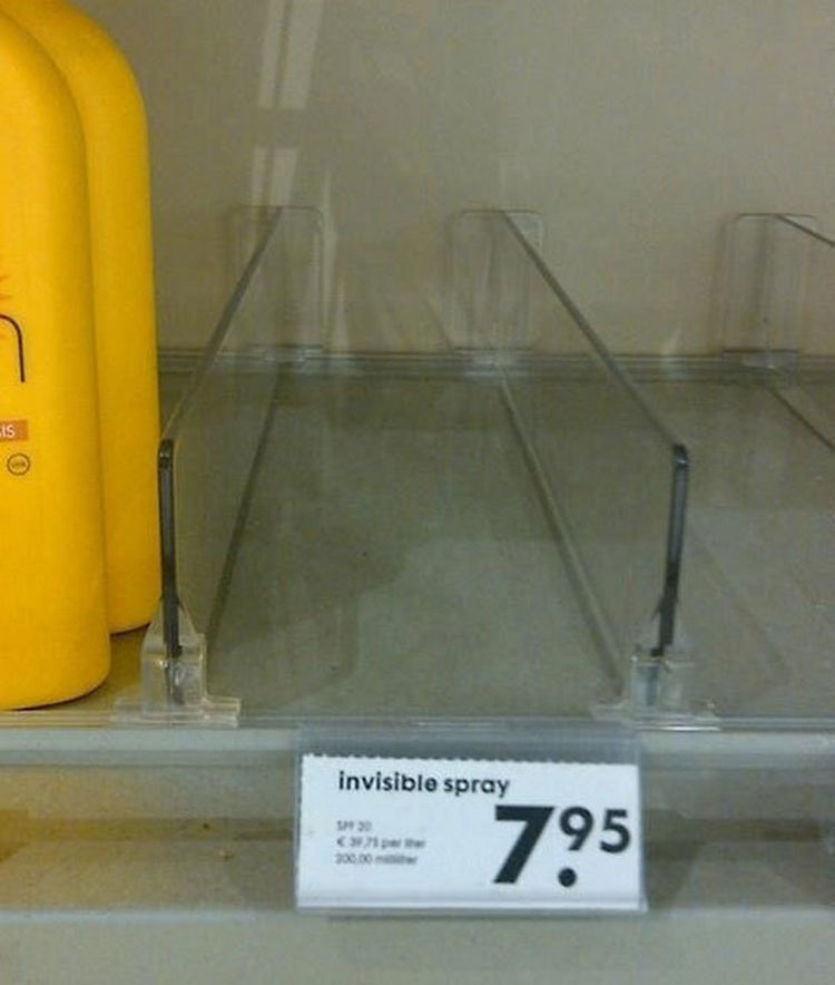 44 Incredibly Funny Pictures That Will Make You Smile - Invisible...they aren