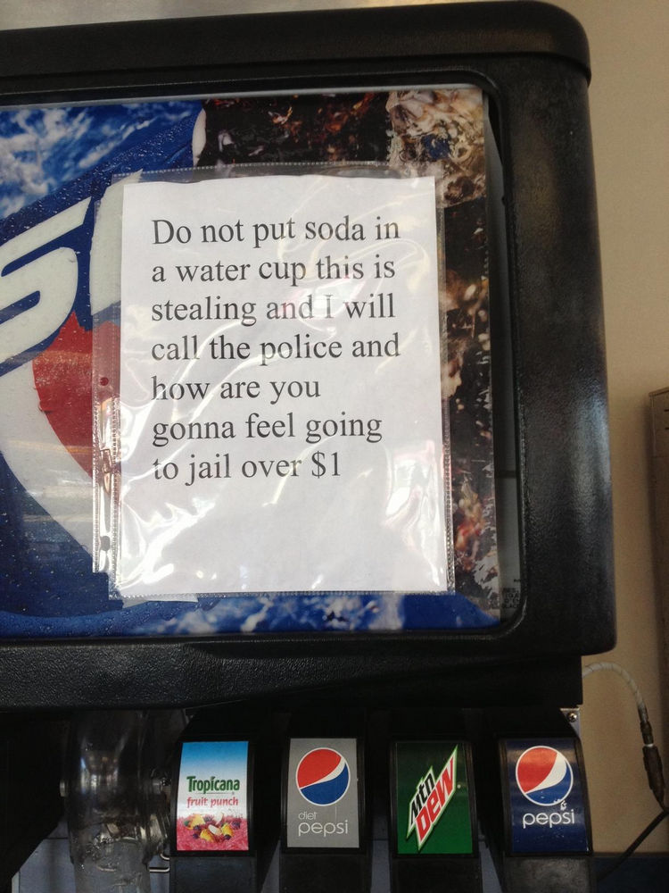 44 Incredibly Funny Pictures That Will Make You Smile - This restaurant means business.