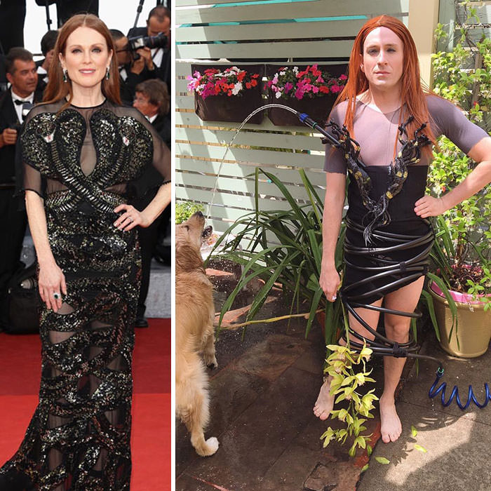 Tom Lenk Julianne Moore At Met Gala