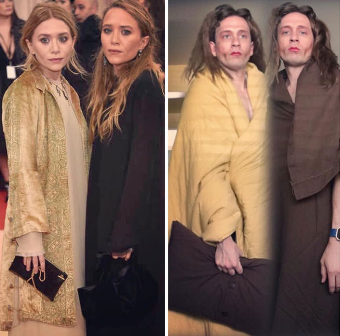  Tom Lenk As Olsen Twins At Met Gala