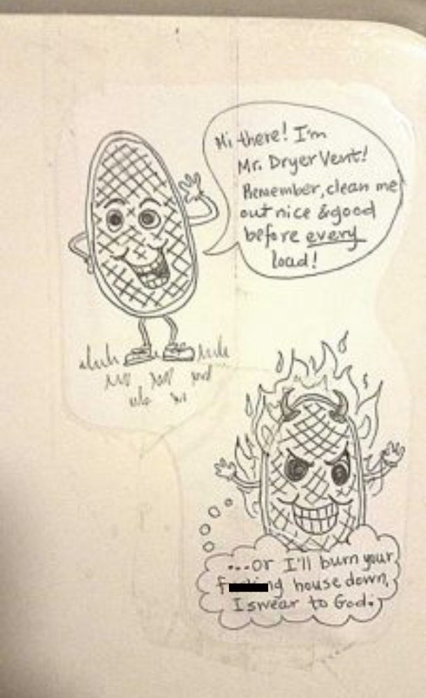 angry dryer vent