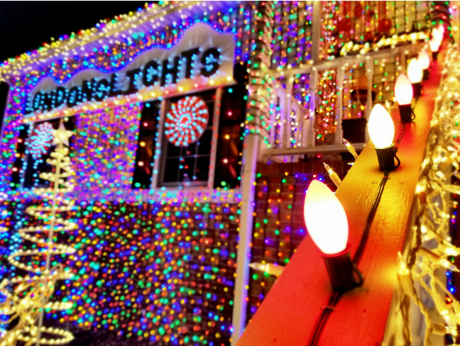 decorated his house with 300,000