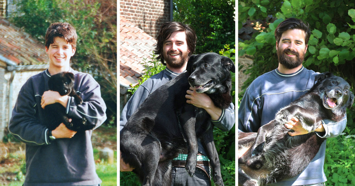 20 Touching Photos of Grown-Up Puppies That Prove Time Runs Way Too Fast