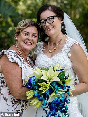 Her mother Helen is pictured here with her daughter Joanne