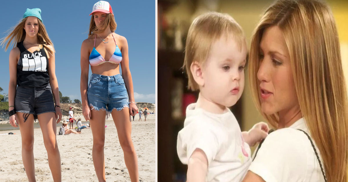 Twins From 'Us' Played As Ross and Rachel's Baby Emma on 'Friends