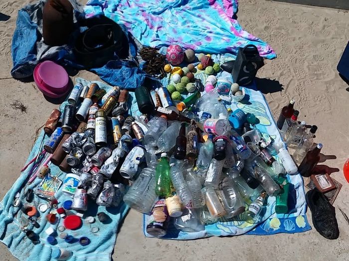 #trashtag We Collected All This From Our Small Beach At Kites Cove