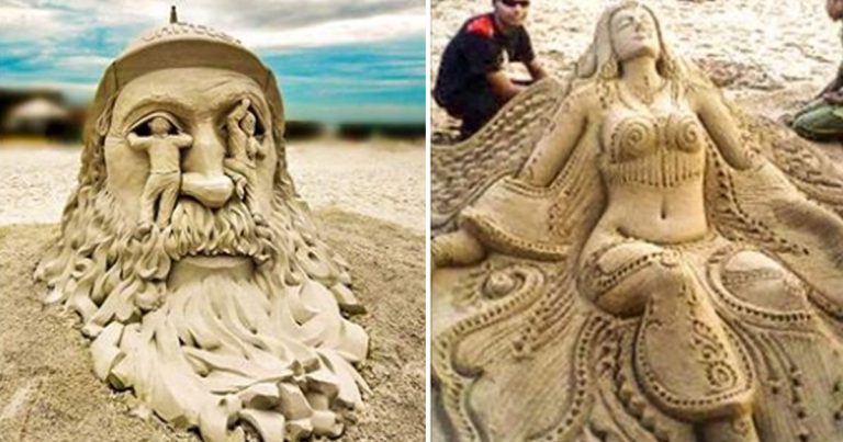 sand sculptures 768x403.jpg - 40+ Amazing Sand Sculptures That Breathes Life Into Sand