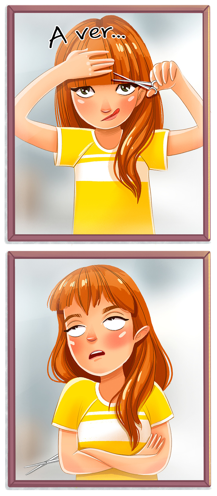 11 Cómics sobre lo que hace toda chica, aunque nunca lo admitan