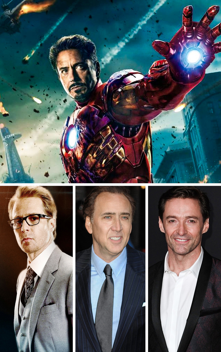 13 Actores que habrían podido actuar en “Los Vengadores” (Solo imagínate a Nicolas Cage en el papel de Tony Stark)