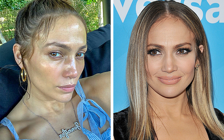 18 Fotografías de famosas que demuestran que el maquillaje es algo mágico