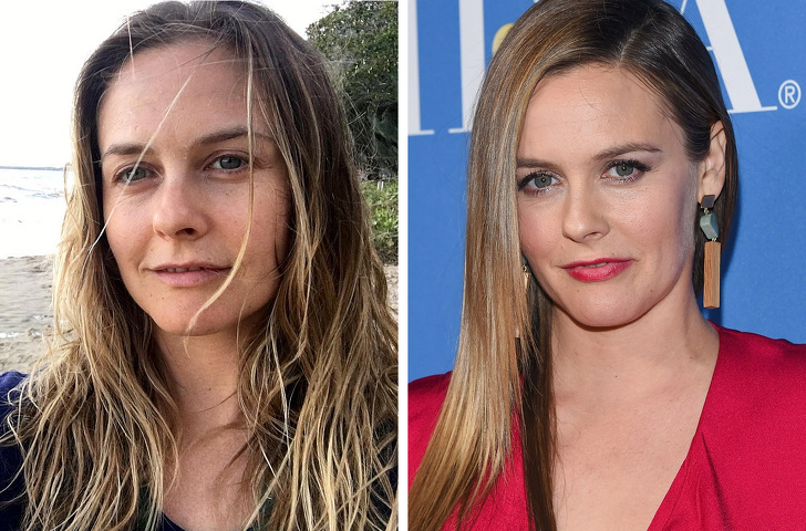 18 Fotografías de famosas que demuestran que el maquillaje es algo mágico