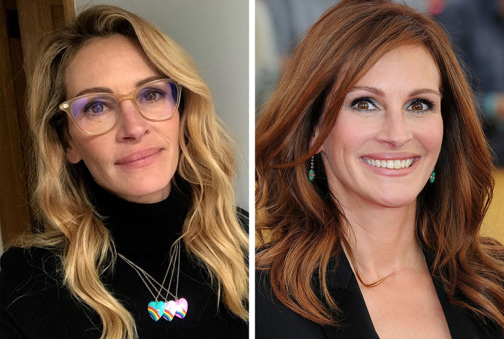 18 Fotografías de famosas que demuestran que el maquillaje es algo mágico