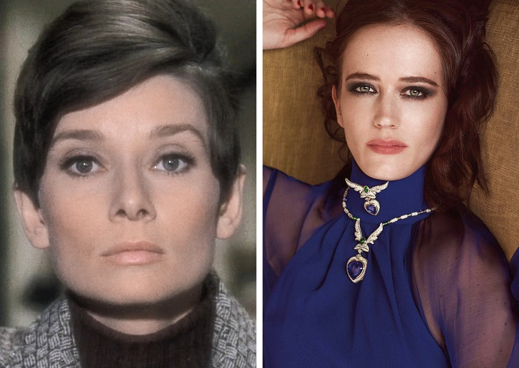 ¿Cómo se ven son los actores modernos y las estrellas del siglo XX a la misma edad?