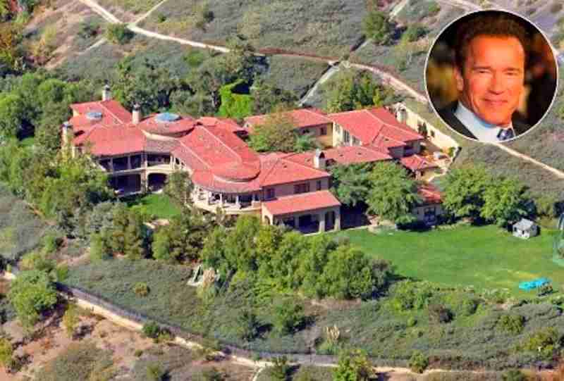 Arnold Schwarzenegger house
