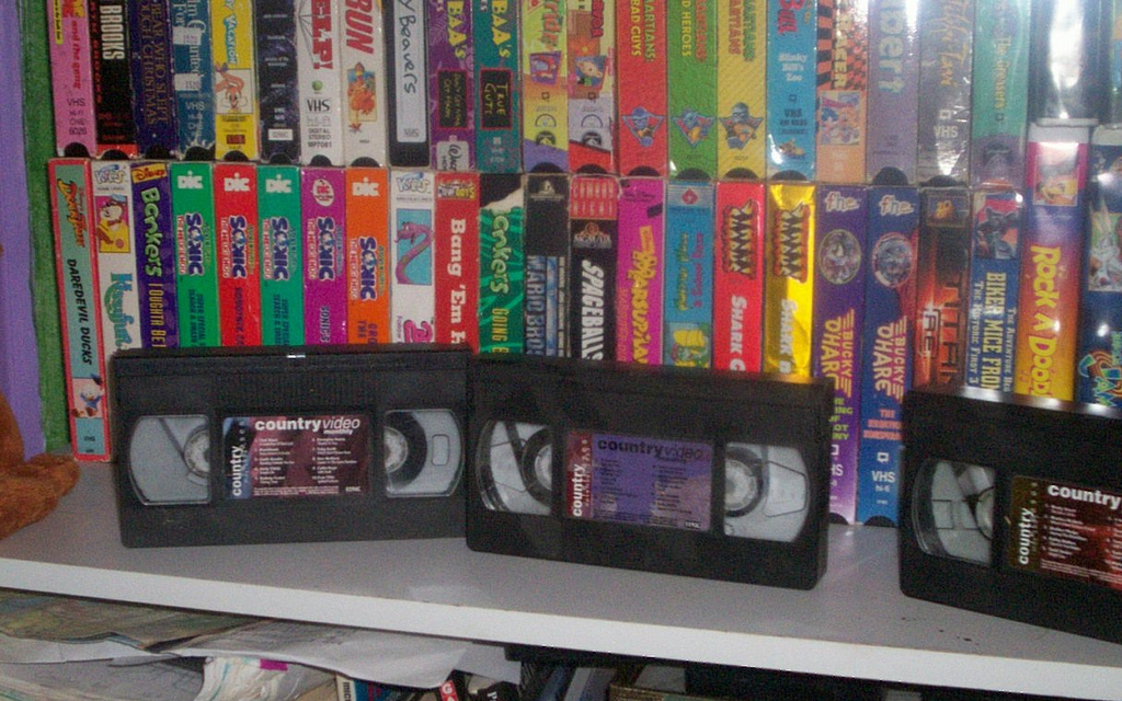 39. VHS Tapes.