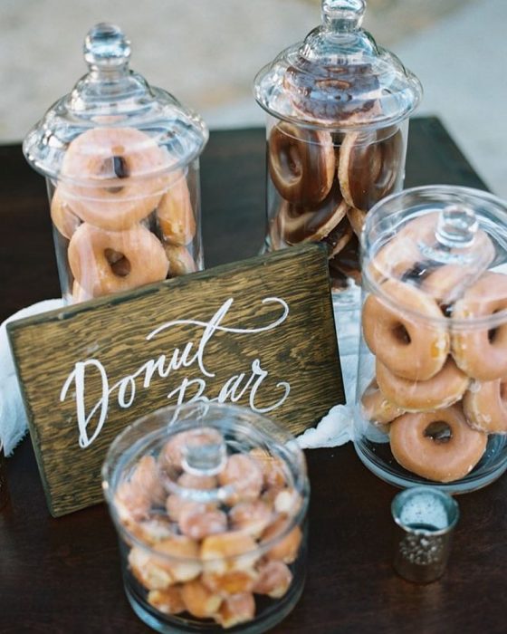 frasquitos con donas