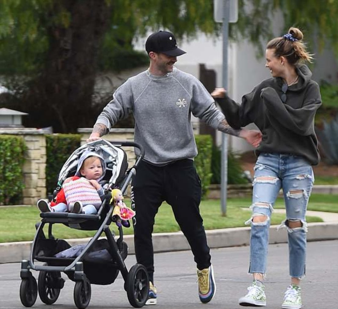 20 Pictures Of Adam Levine As A Father - Small Joys