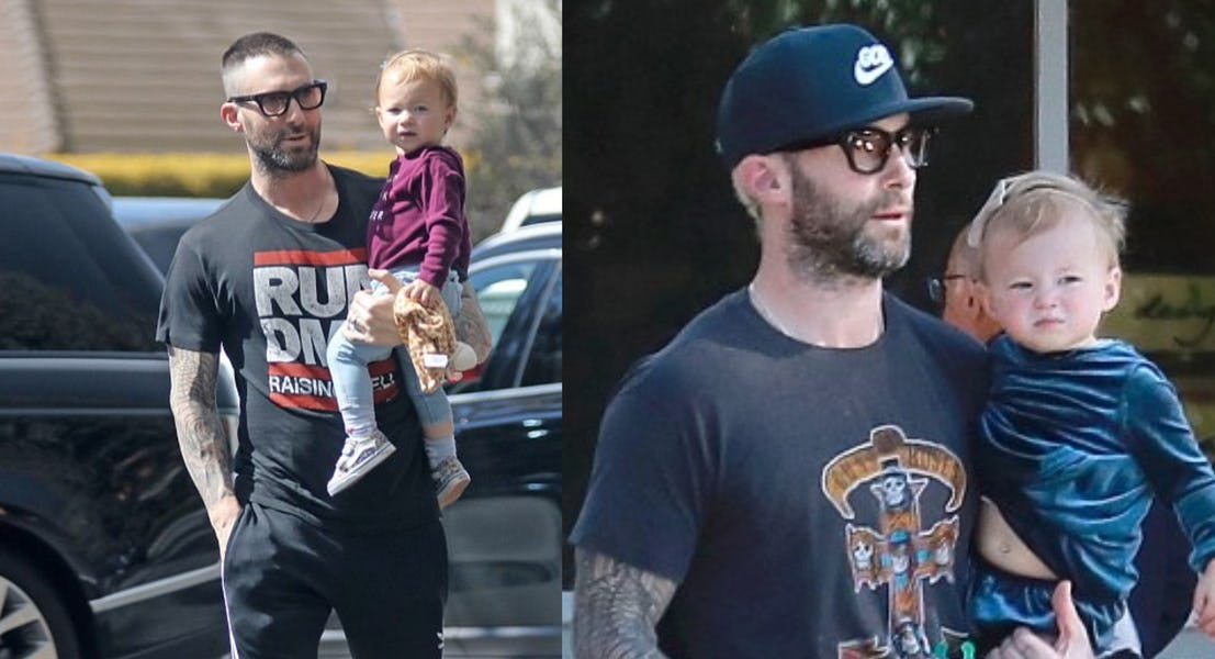 20 Pictures Of Adam Levine As A Father - Small Joys