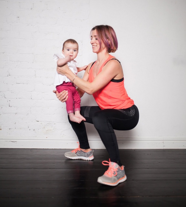 Una madre de tres pequeños nos muestra cómo volver a estar en forma