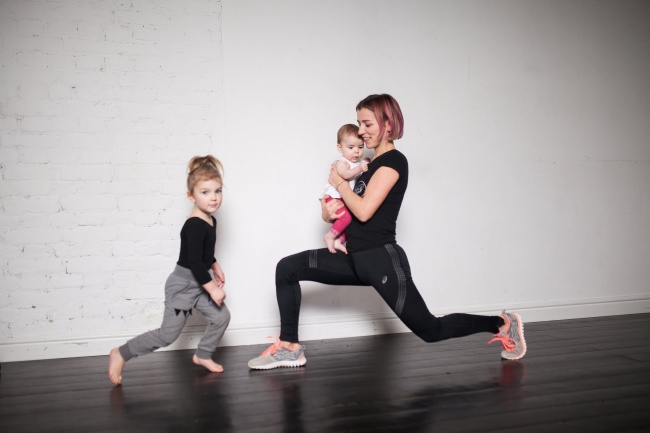 Una madre de tres pequeños nos muestra cómo volver a estar en forma