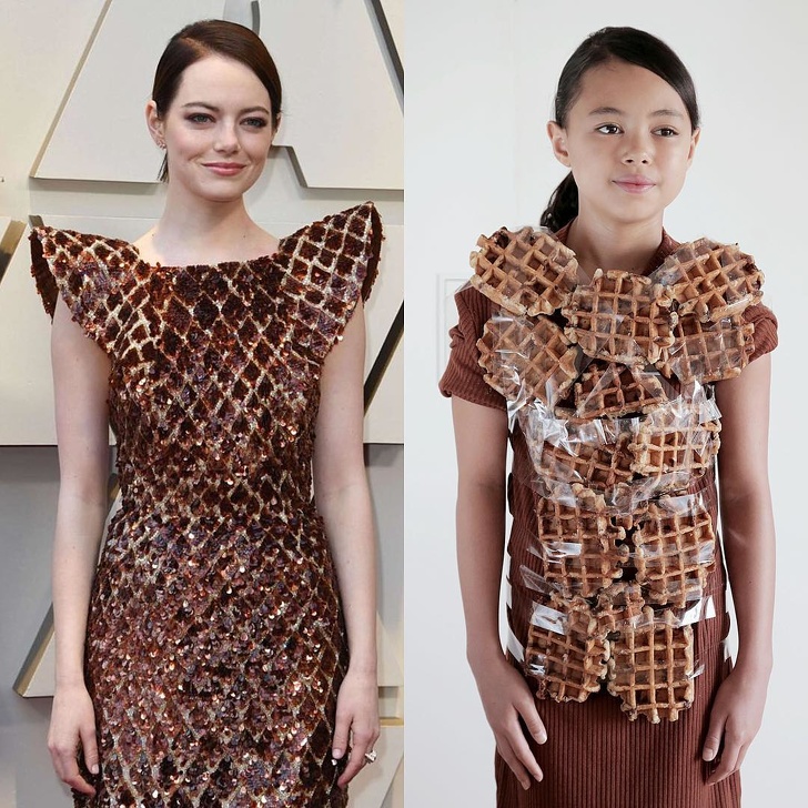 Una niña recrea atuendos de celebridades de una forma tan divertida que opaca las versiones originales