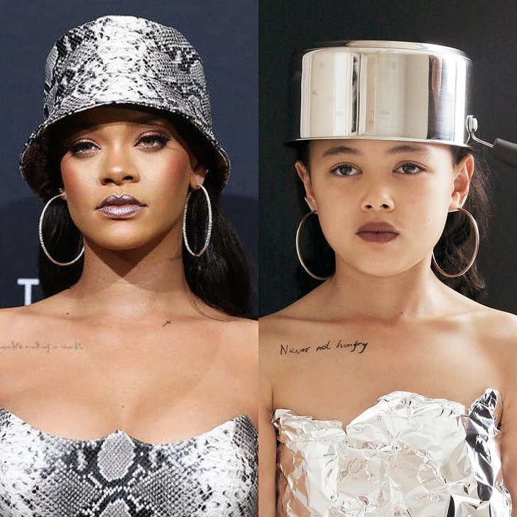 Una niña recrea atuendos de celebridades de una forma tan divertida que opaca las versiones originales