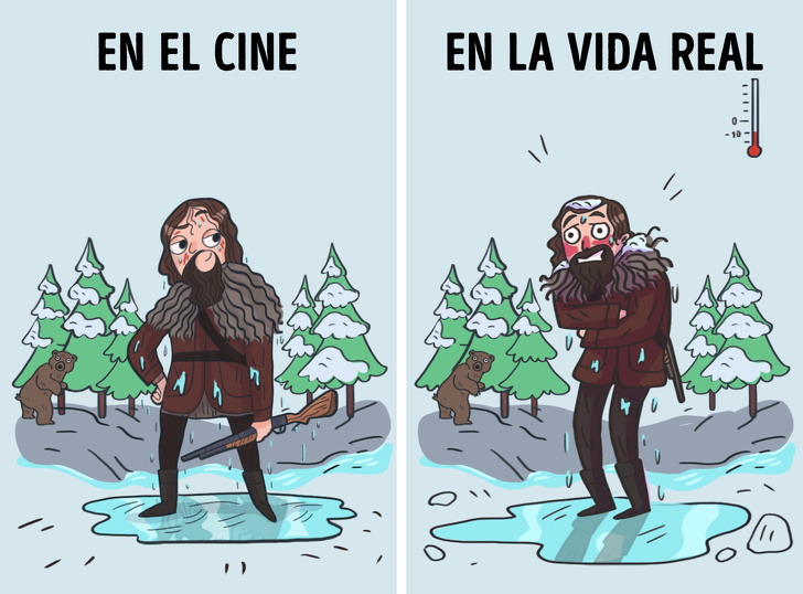 10 Mitos del cine sobre la supervivencia que podrían matarte en la vida real