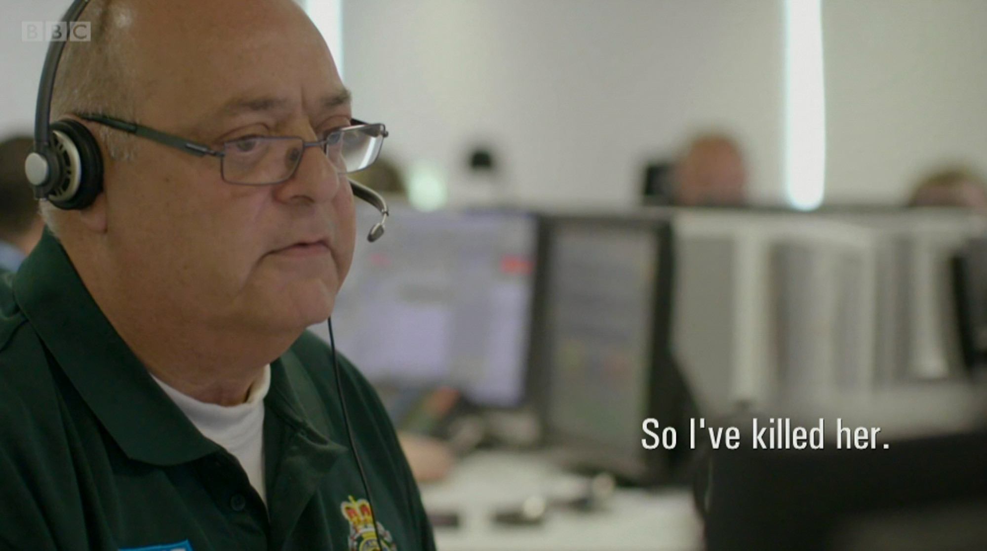  The call handler is told 