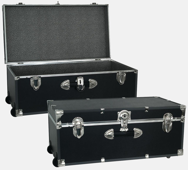 Promising review: “I ordered three of these — one for each of my daughters for camp. They are a great size and feel sturdy and durable. The latches fit snugly and the wheels roll with ease.” —Shae  Price:  (available in seven colors)