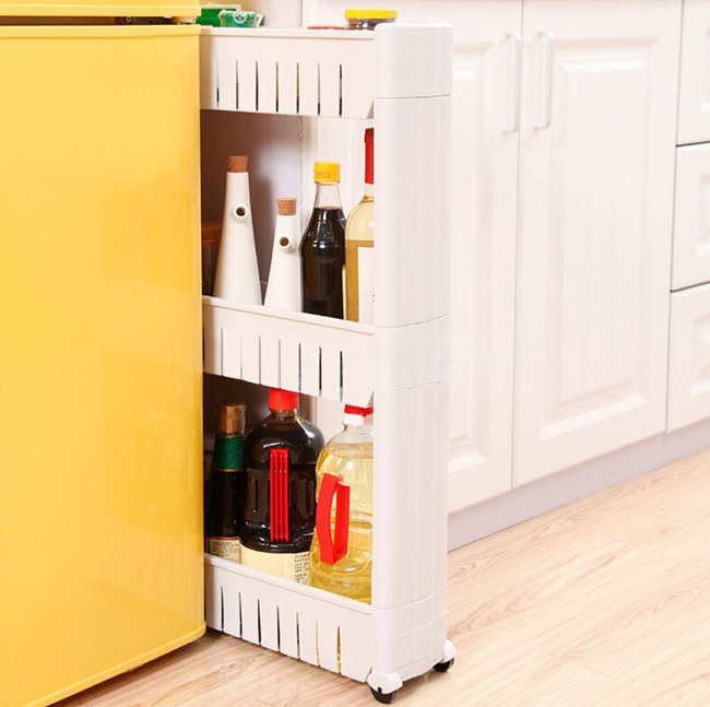 Promising review: “This is really easy to put together and when empty rolls around like a dream! With some weight on it, it doesn't roll as easily. And you need to be careful of tipping. But it is a very handy storage rack between my stove and another countertop.” —CarolynF
Price: .99