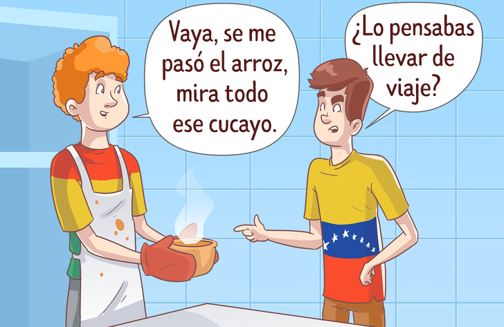 15 Palabras del español que tienen significados muy distintos en cada país