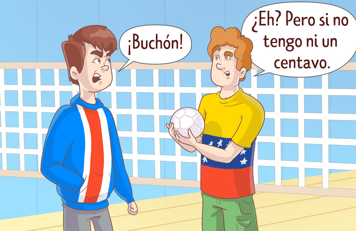 15 Palabras del español que tienen significados muy distintos en cada país