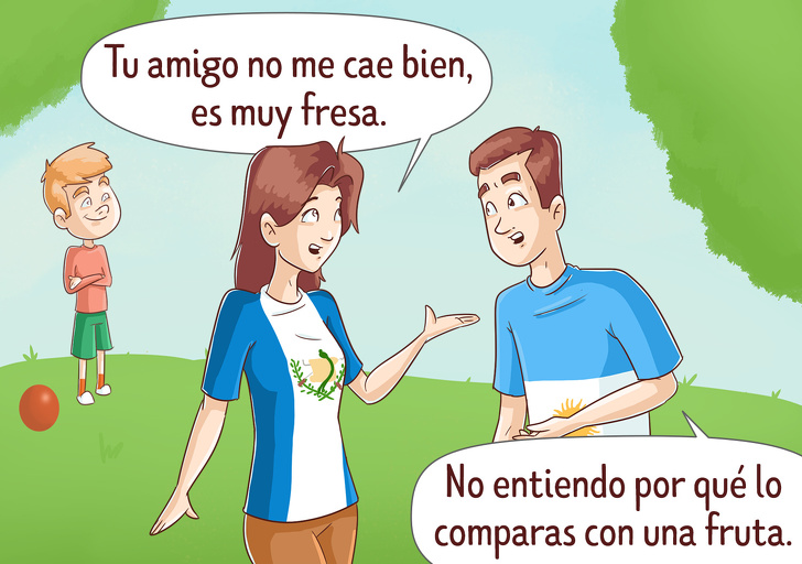 15 Palabras del español que tienen significados muy distintos en cada país