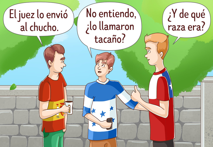 15 Palabras del español que tienen significados muy distintos en cada país
