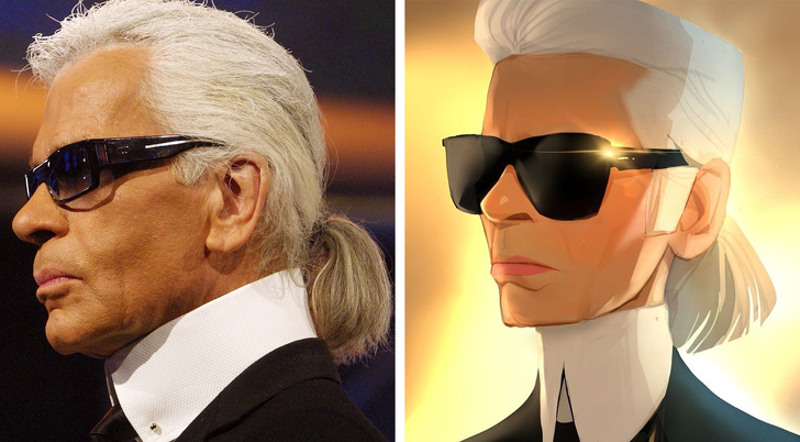 Un artista realiza versiones animadas de las celebridades, y los resultados son sorprendentes