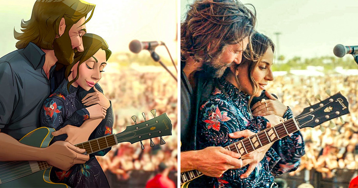 Un artista realiza versiones animadas de las celebridades, y los resultados son sorprendentes