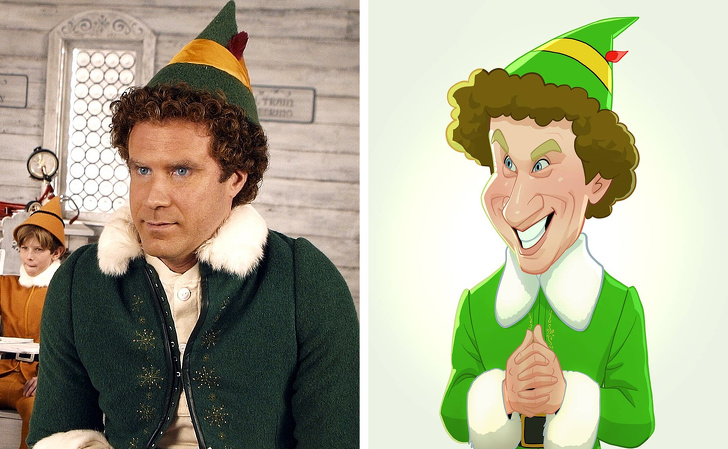 Un artista realiza versiones animadas de las celebridades, y los resultados son sorprendentes