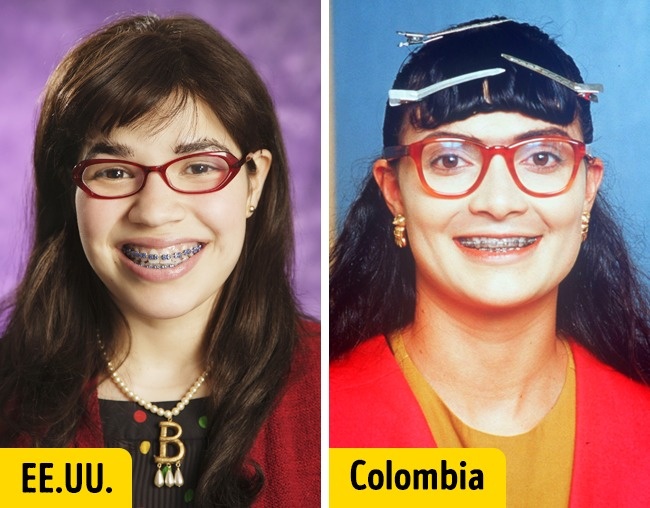 Cómo lucen estas 9 series de TV en otros países
