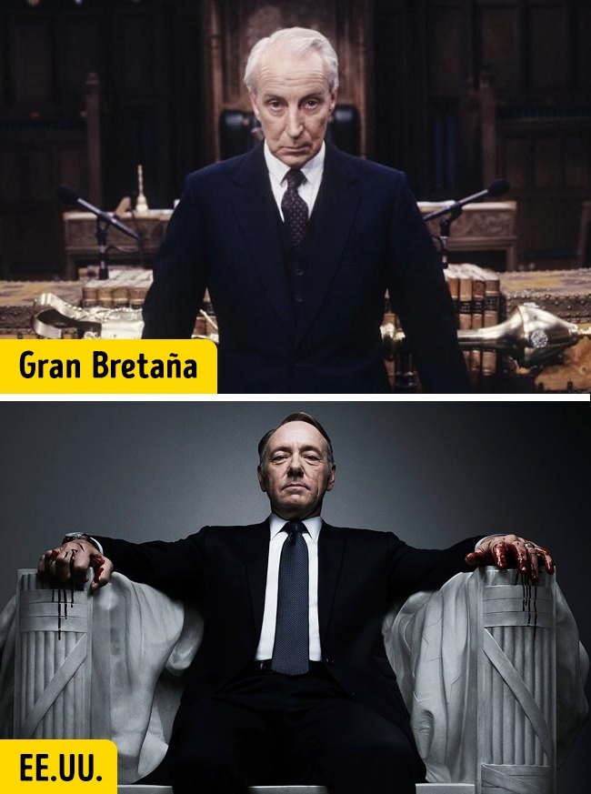 Cómo lucen estas 9 series de TV en otros países