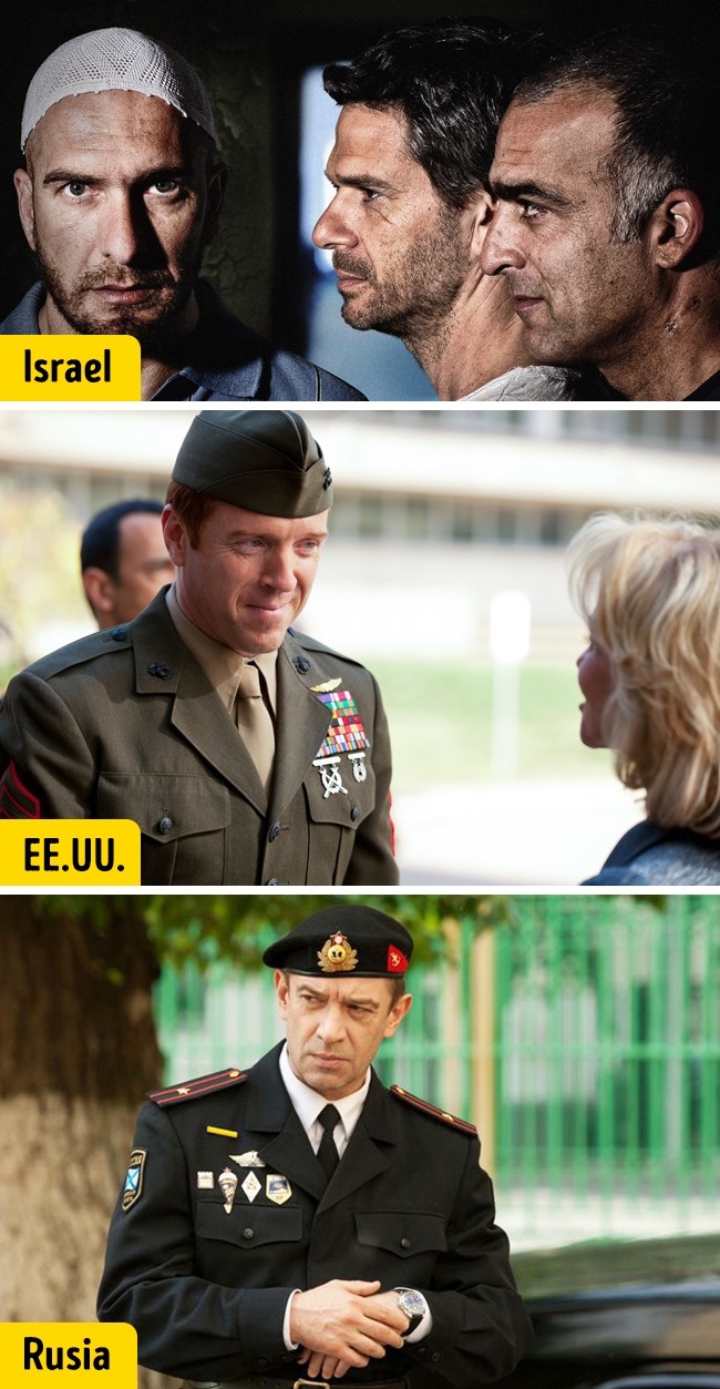 Cómo lucen estas 9 series de TV en otros países