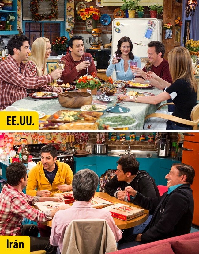 Cómo lucen estas 9 series de TV en otros países
