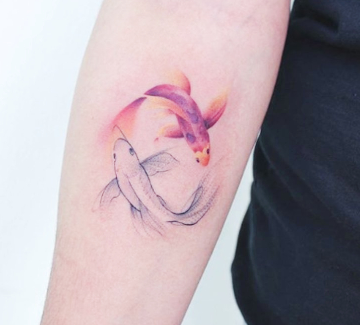 tatuajes peces koi